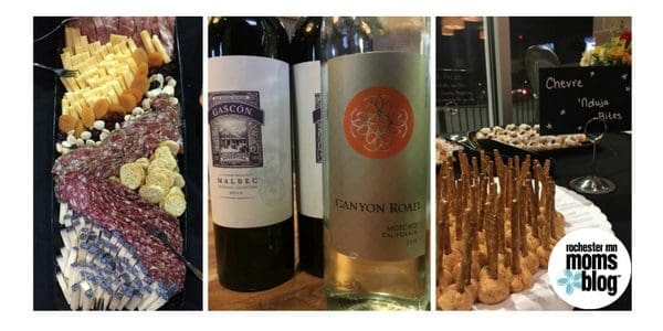 ladies' night out, moms' night out, hy-vee, wine and cheese, charctuerie, hy-vee weest circle drive, contributor party, RMMB contributor party, cheese, wine, charcuterie, sponsored posts