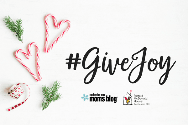 #givejoy, ronald mcdonald house, rochester mn, roch mn, holiday events, holiday family events