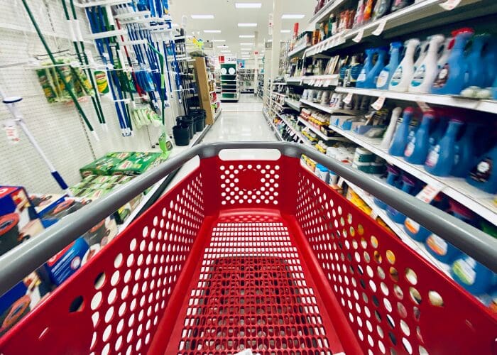 Target shopping cart