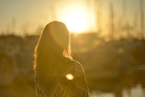 woman hopeful