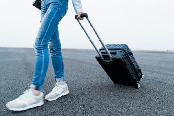 woman traveling