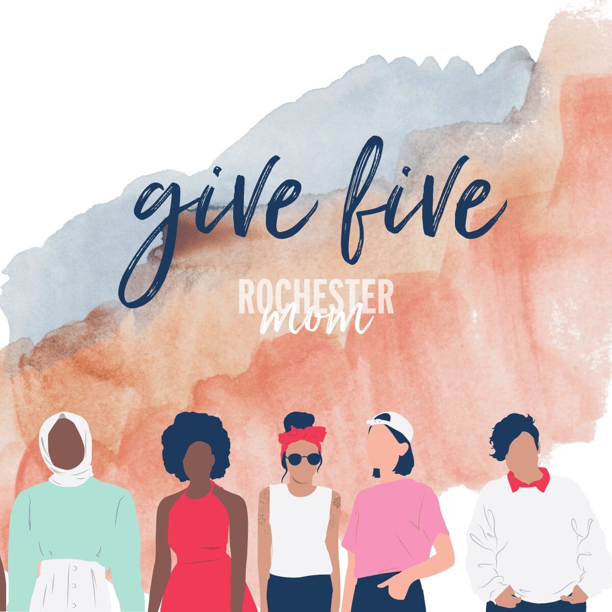 Give Five Towards Anti-Racism | Rochester Mom give five