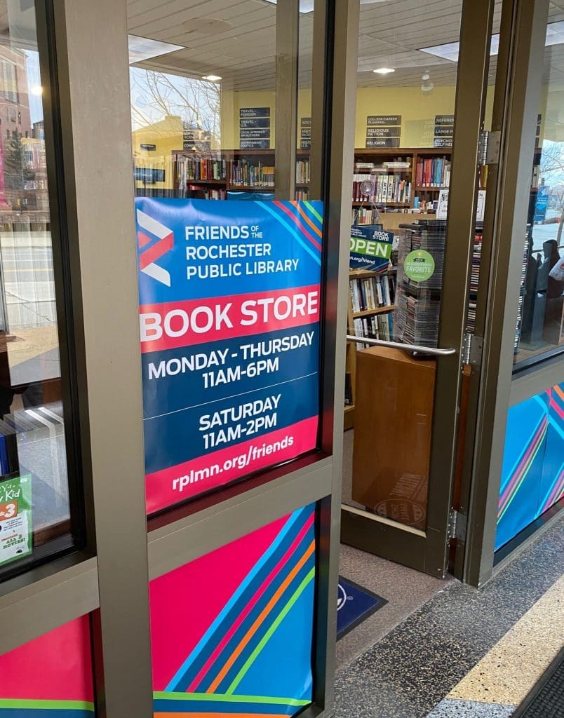 The Friends of the Library Open The Garage Pop-Up Bookstore in