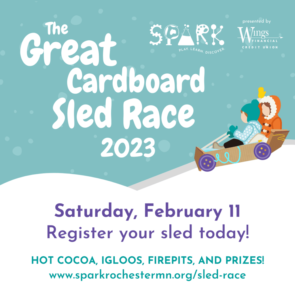 great cardboard sled race