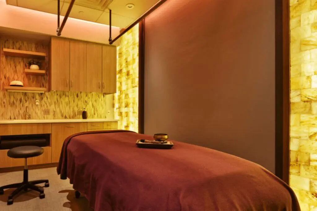Salt room at Healing Touch Spa in Rochester, MN