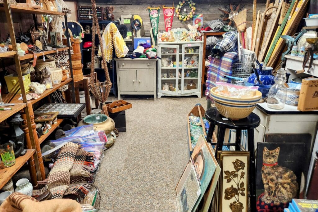 Booth at Old River Valley Antique Mall in Stewartville, MN