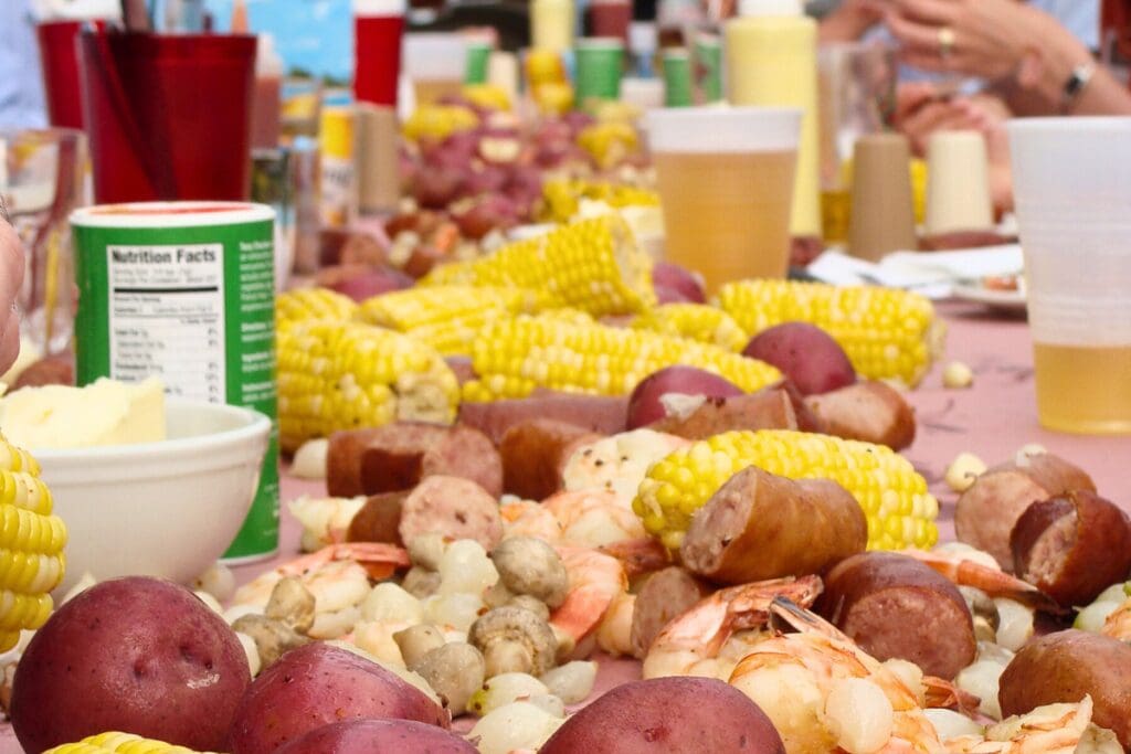 Shrimp boil at Fat Willy's in Rochester, MN