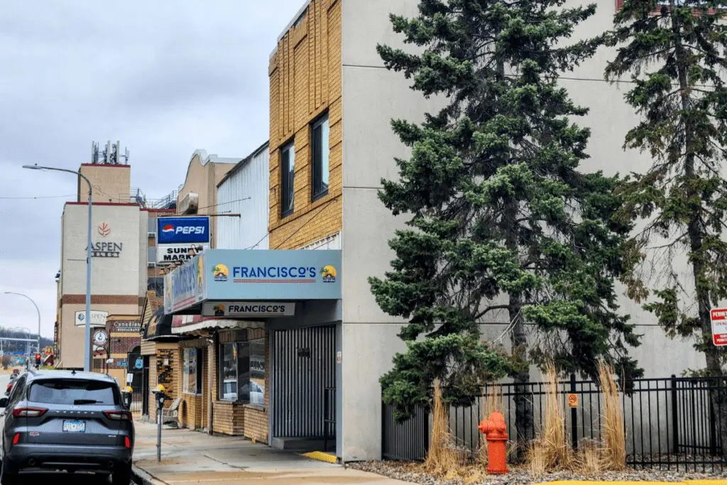 Street view of Francisco's Restaurant in Rochester, MN