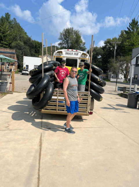 Welch Mill Canoeing & Tubing river tubing