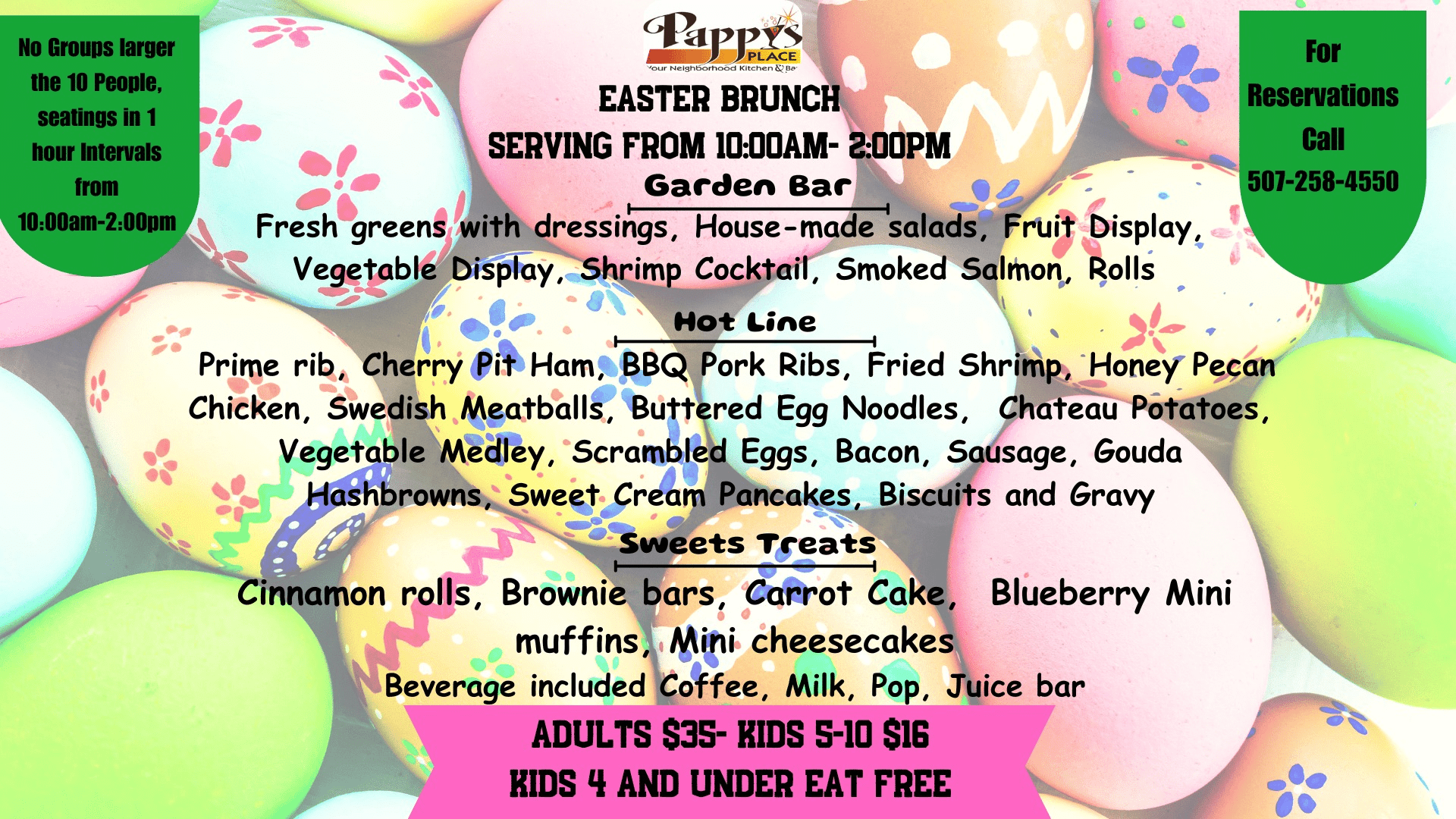 easter brunch buffet