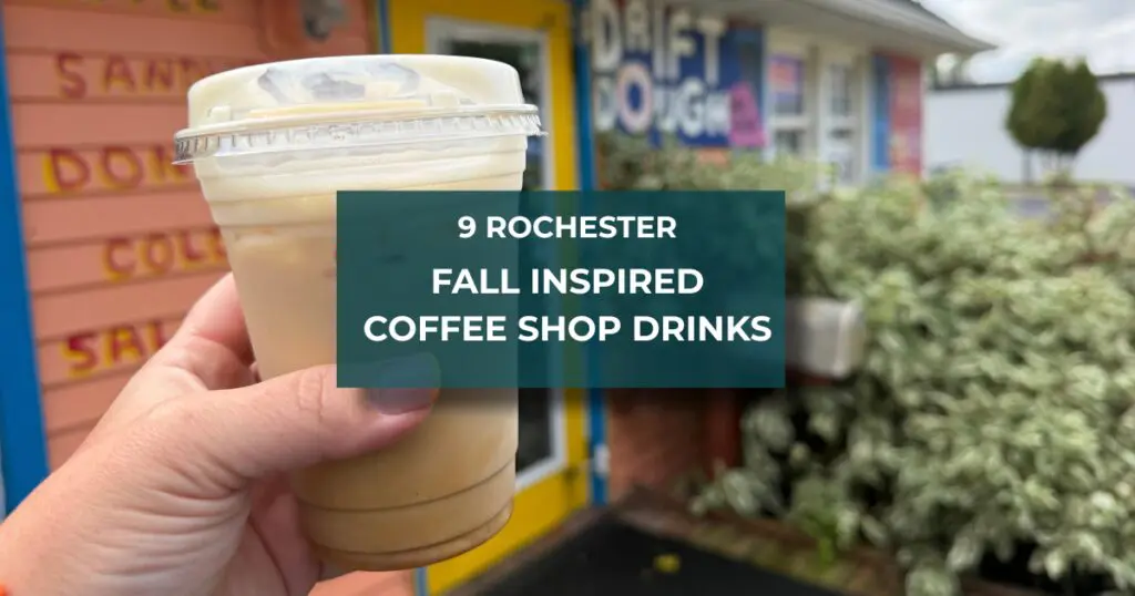 fall inspired coffee shop drinks