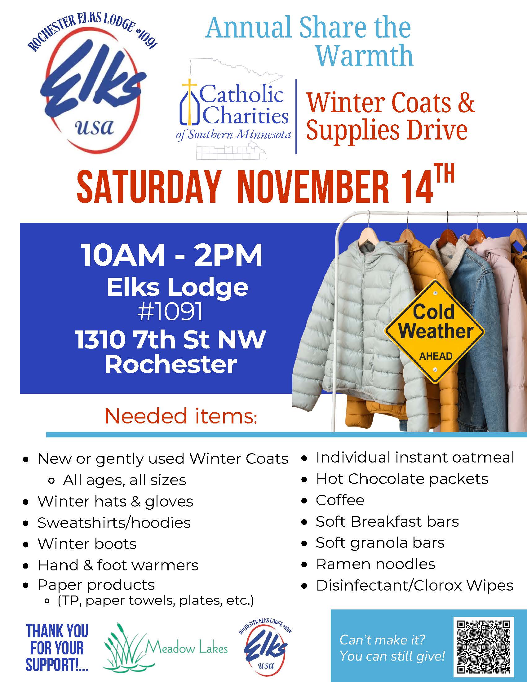 Share the Warmth event 11.14.26