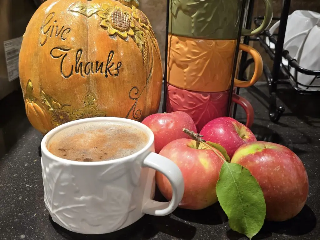 fall inspired coffee shop drinks
